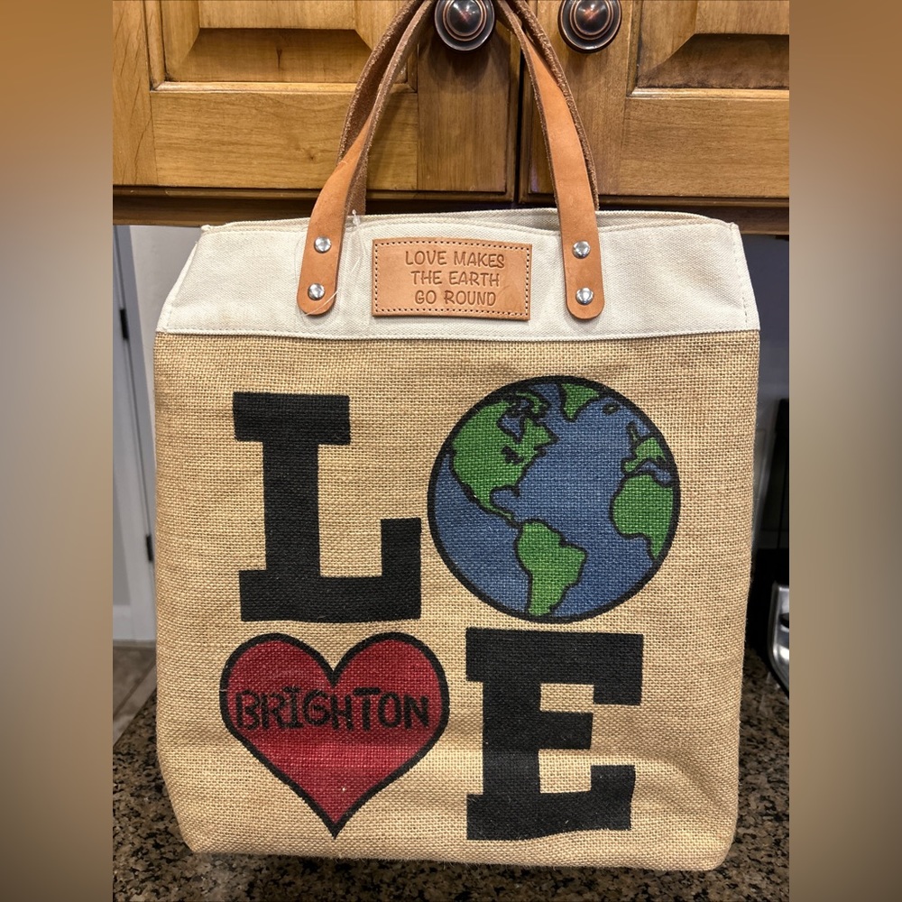 Brighton Canvas earth tote